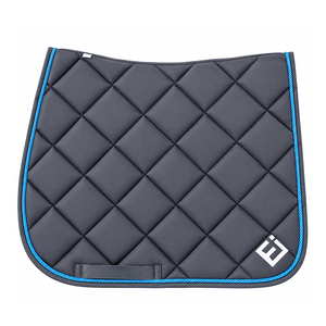 Manta de Silla de Montar Acolchada Amarilla de Alta Visibilidad con Tira Reflectante de Poliéster para Equitación, Salto y Doma Clásica - Product Image 3