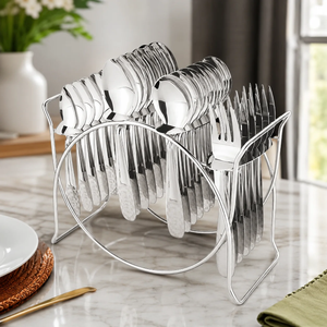 ที่วางช้อนสแตนเลสคุณภาพสูง ดีไซน์สวยงามหรูหรา พร้อมขาตั้ง ราคาประหยัด - Product Image 5
