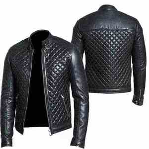 <b>SMART</b> SHINE ENTERPRISES <b>Men</b> Premium Genuine Leather <b>Jacket</b> Soft Comfortable Classic Full Zip Durable Casual Regular Fit Fashion - Product Image 1