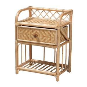 <b>Minimalist</b> Rattan Nightstand Scandinavian Inspired Wooden <b>Bedside</b> <b>Table</b> With Natural Cane Drawer Design - Product Image 4