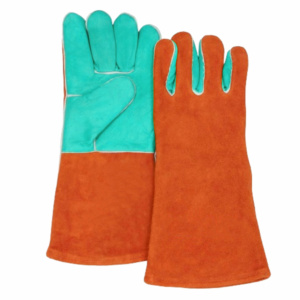 Guantes de Soldadura TIG Personalizables de Cuero Vacuno de Grano de Cabra Duradero, Guantes de Barbacoa de Construcción Sin Costuras de Alta Resistencia - Product Image 2
