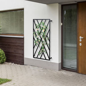 Enrejado de Jardín Moderno de Metal Negro MyGift, Superventas, Soporte Geométrico para Plantas Trepadoras, Elegante Enrejado y Puertas - Product Image 4