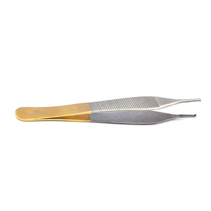 Pinzas Adson Marrones de Alta Calidad, Pinzas Quirúrgicas de Precisión para Tejidos, Fabricante Mayorista - Product Image 5