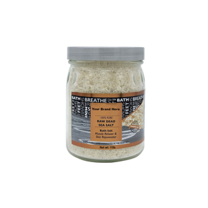 Aromasong Int. Sel de bain de la Mer Morte personnalisable au parfum floral, 11 lb, marque privée, naturel, thérapeutique, riche en minéraux, pour adultes aux États-Unis - Product Image 1