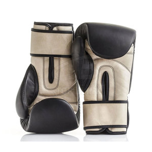 Best Professional Composite Pure Leather Customized Logo Training Boxing <b>Gloves</b> <b>Moisture</b> Wicking Hook Loop Closure Customized - Product Image 2