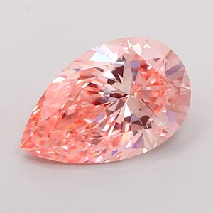 Diamant rose fantaisie naturel taille poire pour la création de bijoux - Product Image 1