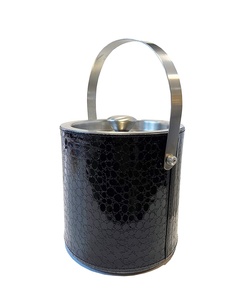 Cubo de hielo de acero inoxidable 304, Cubo de aislamiento de champán, cerveza y vino tinto, portátil con cubierta KING - Product Image 2