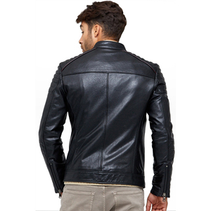 Fall <b>Winter</b> Men Leather Jacket Best Quality Men Leather Jacket Genuine Leather Men Jacket for Online Sale - Product Image 4