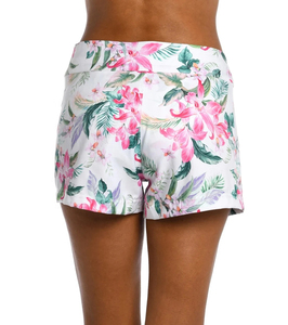 Shorts de bain et de plage personnalisés à séchage rapide, coupe-vent, respirants, en toile, avec boutons, poches et motifs, qualité OEM supérieure - Product Image 2