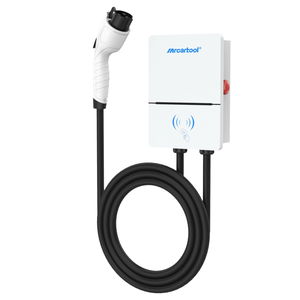 MRCARTOOL S310 Cargador de Vehículos Eléctricos Tipo 2 de 7KW, Wallbox de 32A, Estación de Carga para Vehículos Eléctricos IEC 61851, Punto de Carga Doméstico - Product Image 1