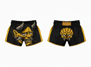 Pantalones Cortos de Boxeo Muay Thai de Diseño Personalizado, para Entrenamiento de Combate, OEM ODM, para Kickboxing, MMA, Ligeros, de Satén, Deportivos - Product Image 2