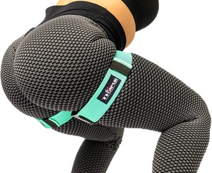 Banda de Resistencia de Nylon de Alta Resistencia, Cinturón Elástico en Forma de 8 para Crossfit, Estiramiento Corporal, Entrenamiento Muscular, Duradero - Product Image 3