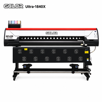 Imprimante grand format à solvant écologique GCLOR Ultra-1820X 1830 mm avec tête d'impression I3200 pour impression jet d'encre sur bannières, vinyles et toiles