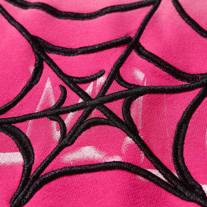 Sweat à capuche respirant en molleton dégradé avec broderie toile d'araignée Wearpex, éco-responsable, pour hommes et femmes, marque de mode urbaine style China-Chic - Product Image 5