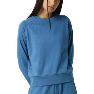 Unisex Solid Color Pullover Sweatshirt Crewneck <b>Raglan</b> Long Sleeve Loose Fit Fleece Lined Casual Warm Cotton Streetwear <b>Top</b> 2026 - Product Image 6
