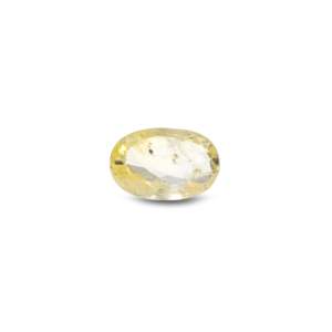 Loose Oval Cut Yellow Sapphire 3.1 Carat Luxury Gemstone for Fine Jewelry - Product Image 1