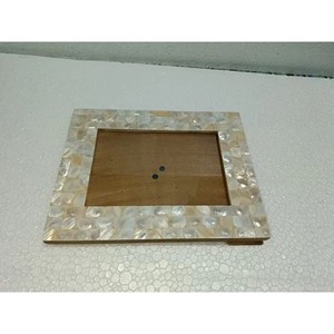 Teak Wood Mother of Pearl Photo <b>Frame</b> 10x12 Wholesale - Handcrafted - Product Image 4
