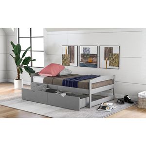 Letto a piattaforma singolo con due cassetti - Product Image 4