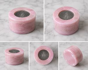 Difusor de Aromaterapia Inteligente con Sensor de Resina Rosa, Diseño Moderno de Dos Piezas, Redondo, con Batería Integrada, Decoración para el Hogar - Product Image 5