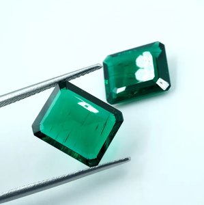 HAYAAT GEMS Rajasthan Natural Emerald Gemstone Pair Green <b>Cushion</b> Cut 8.20ct (12x10mm) (2 Pcs ) for Jewelry Making - Product Image 5