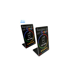 13,56 MHz NFC Tap Google Review Stand Boost Comentarios de los clientes con Tap & Scan <span class=keywords><strong>QR</strong></span> No se requiere aplicación - Product Image 6