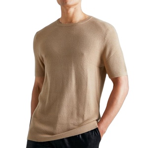 100% camisetas de algodón pesado Ringspun para hombre, además de Camiseta de punto texturizada, Camiseta de algodón acanalado - Product Image 1