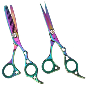 Kit de ciseaux de coiffure professionnels pour la coupe et l'éclaircissement des cheveux - Product Image 1