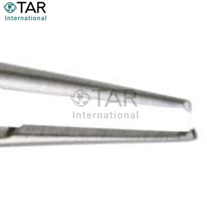 Pinzas de Sutura Castroviejo 1x2 Dientes, Instrumentos Médicos Quirúrgicos, Pinzas Microquirúrgicas de 40.6mm, Antideslizantes, Oftálmicas - Product Image 3