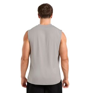 Chemise sans manches pour homme, tissu léger à séchage rapide, col rond, idéale pour la remise en forme, la salle de sport, la course à pied et les entraînements - Product Image 2