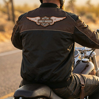 Écussons brodés personnalisés de grande taille pour club de motards, fabricant d'écussons pour le dos de la veste de motard MC