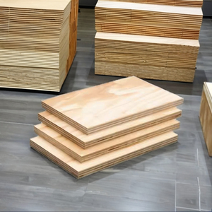 Contreplaqué de pin de première qualité écologique, résistant à l'eau, 1220x2440mm, âme en caoutchouc, norme E0, pour coffrage et mobilier - Product Image 1