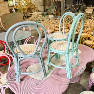 Petites racines chaises en rotin faites à la main écologiques pour enfants modernes pour salon extérieur cuisine durable confortable sièges de charme - Product Image 5