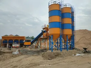 Planta Mezcladora de Concreto Automática de Calidad Profesional con Silos de Almacenamiento, Máquina para Construcción de Carreteras - Product Image 2