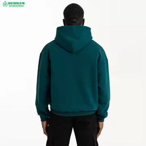 Men's 100% Cotton Hoodies Sweatshirts 420g Heavy Weight <b>Thick</b> <b>Fleece</b> Heavyweight Oversized Pullover Hoodies Streetwear - Product Image 3