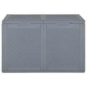 Caja de Almacenamiento para Jardín de Polipropileno Gris Medio - Product Image 3