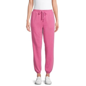 Women's Fleece Jogger Sweatpants High <b>Waist</b> Drawstring <b>Elastic</b> Cuff Casual Workout Lounge Pants with Pockets - Product Image 4