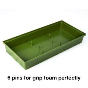 Bandeja Rectangular para Flores con Agarre, 1 Pieza de Espuma (6 Pernos), Color Verde - Diseño Perfecto para San Valentín, Graduación, Navidad - Product Image 2