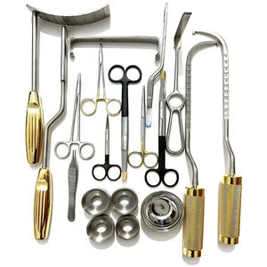 Juego de Instrumentos Quirúrgicos para Reducción de Senos Surginexa de Alta Calidad, 21 Piezas, Dorado, Certificado CE, Clase I, Cirugía General - Product Image 3