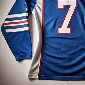 Long Sleeve American Football Jerseys Customization Football Practice Shirts Full Sublimation Football Jerseys Tops Unisex - Product Image 3