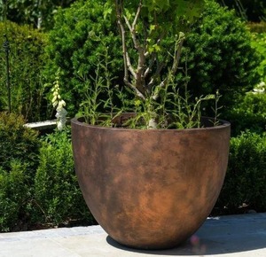 Maceta Metálica Geométrica Moderna, Decorativa, para Plantas de Interior y Exterior, para Hogar, Balcón, Sala de Estar, Oficina - Product Image 2