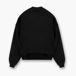 Sweats à capuche épais personnalisés de haute qualité polaire 500gsm 100% coton hommes pull surdimensionné à manches longues sweats à capuche - Product Image 6