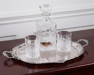 Elegante bandeja ovalada barroca con borde festoneado y centro floral para comida y bebidas, vajilla perfecta para bodas y restaurantes. - Product Image 4