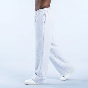 Joggers pour hommes de qualité supérieure, personnalisables avec logo, coupe droite, en coton épais, pour la gym, le fitness et le streetwear, pantalons de survêtement pour hommes - Product Image 4