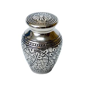 Exportador líder de la mejor calidad, superventas, logotipo personalizado, suministros funerarios de metal, urnas de cremación de recuerdo de latón/aluminio - Product Image 1