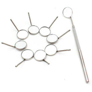 Miroir d'inspection dentaire en acier inoxydable anti-buée avec poignée ergonomique manuelle, outil de miroir buccal, instruments chirurgicaux dentaires - Product Image 1