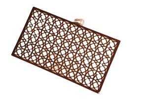 Pochette luxueuse en incrustation de nacre personnalisée avec broderie indienne complexe, parfaite pour les mariages islamiques et les cadeaux arabes - Product Image 2