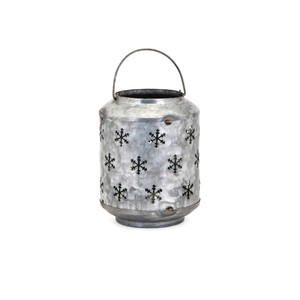 Lot de 3 lanternes suspendues en métal galvanisé style vintage pour décoration intérieure et extérieure, support de bougie, décoration de table, vente en gros - Product Image 4