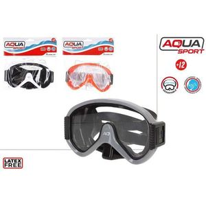 Maschera Subacquea Aqua Sport per Adulti, Monolente in Vetro Temperato, Regolabile, Antiappannamento, Attrezzatura per Snorkeling - Product Image 1