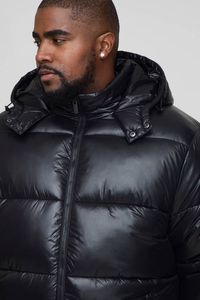 Chaqueta Acolchada con Capucha de Alta Calidad, Logotipo Personalizado, Tejido Transpirable, Ropa de Calle Cómoda para Invierno, Especial para Hombre - Product Image 6