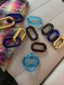 The Customization <b>resin</b> Chain links very big size and <b>clear</b> colors multi colors <b>resin</b> big links available - Product Image 5